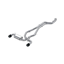 2020-2025 Toyota GR Supra 3'' Catback Sportavgassystem Med Kolfiber Dual Utblås T304 MBRP